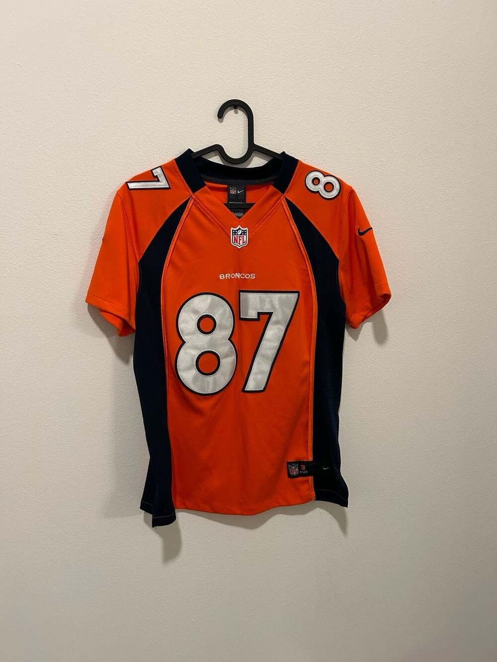 Nike Denver Broncos Eric Decker #87 Size S Orange Jersey